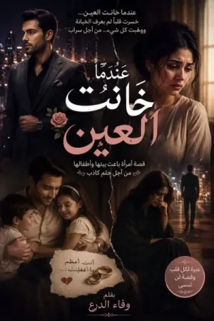رواية عندما خانت العين بقلم وفاء الدرع - غلاف الرواية