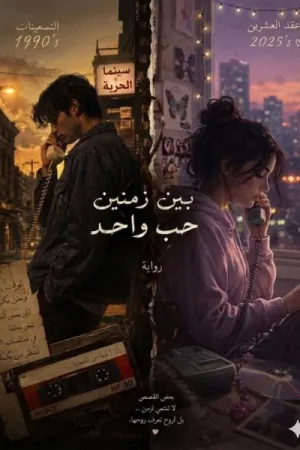 رواية بين زمنين حب واحد بقلم شهد السيد - غلاف الرواية
