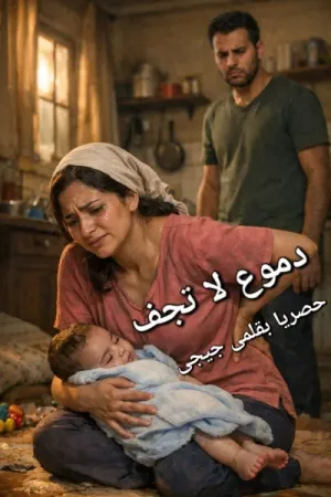 رواية دموع لا تجف بقلم جيجي - غلاف الرواية