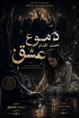 رواية دموع تحت اقدام عشق بقلم محمد منصور - غلاف الرواية
