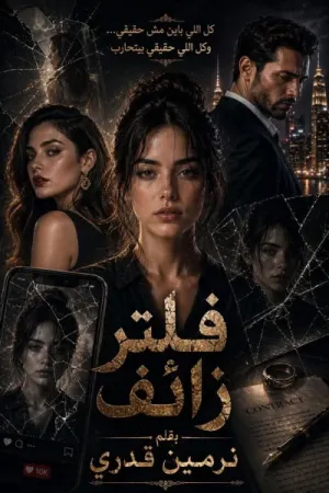 رواية فلتر زائف بقلم نرمين قدري - غلاف الرواية