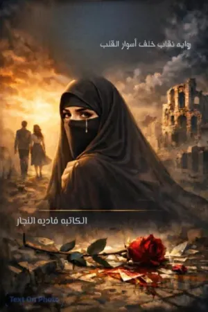 رواية نقاب خلف أسوار القلب بقلم فادية النجار - غلاف الرواية